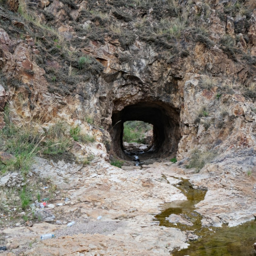 Creek diversion tunnel 