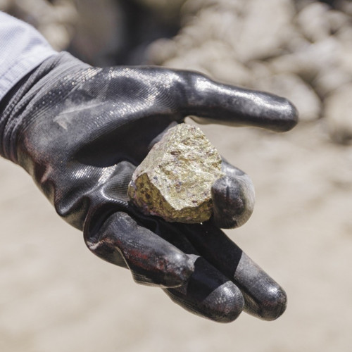 Ore Sample from La Negra &ndash; Chalcopyrite with Bornite