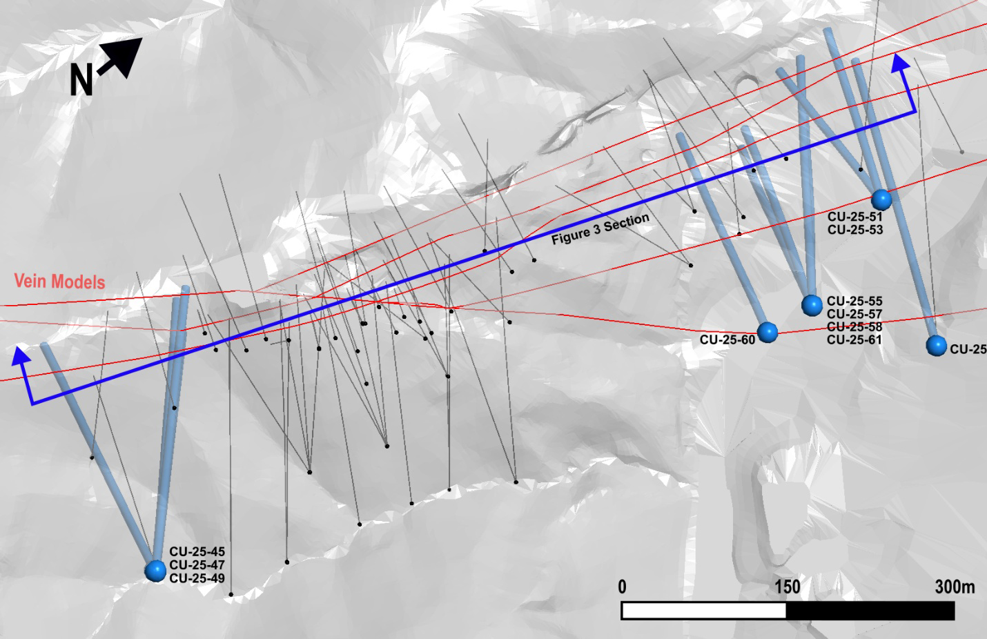 2025 San Miguel Drill Program Collar Locations