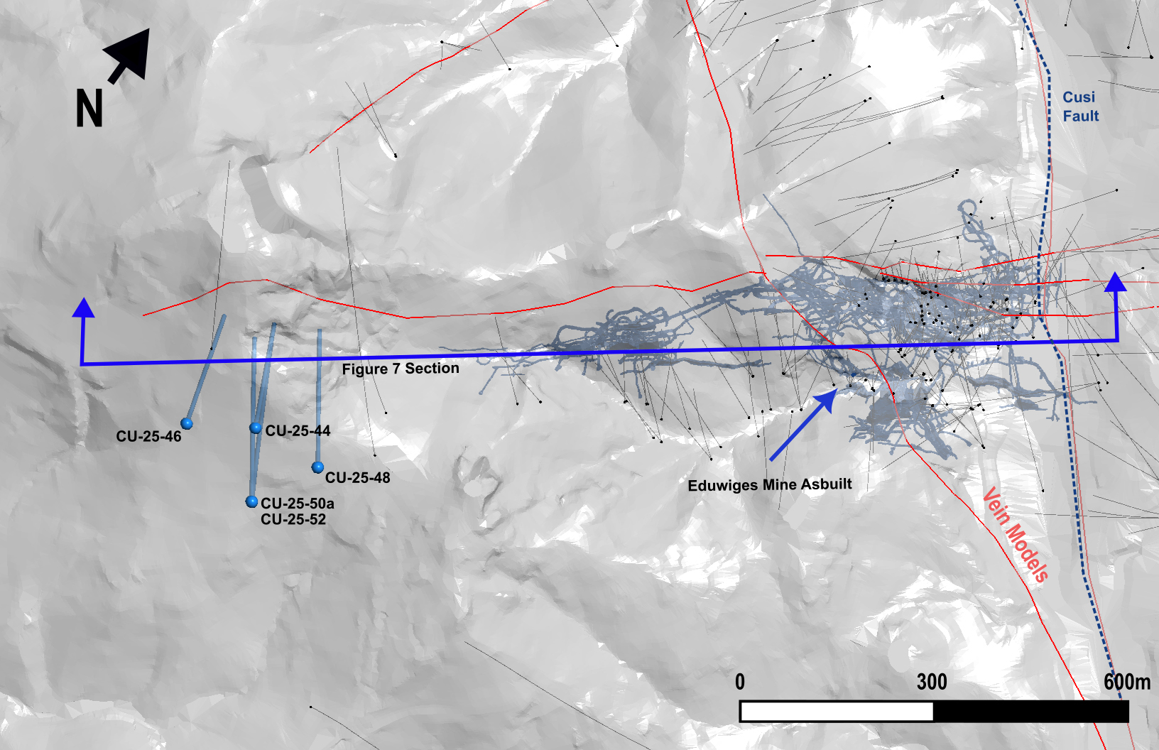 Eduwiges Drill Program Collar Locations